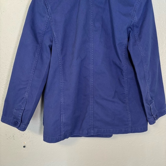 Madewell Women's Crossover Blazer in (Re)generative Chino Cobalt Blue Small - Picture 9 of 12